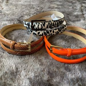 Three Skinny Belts